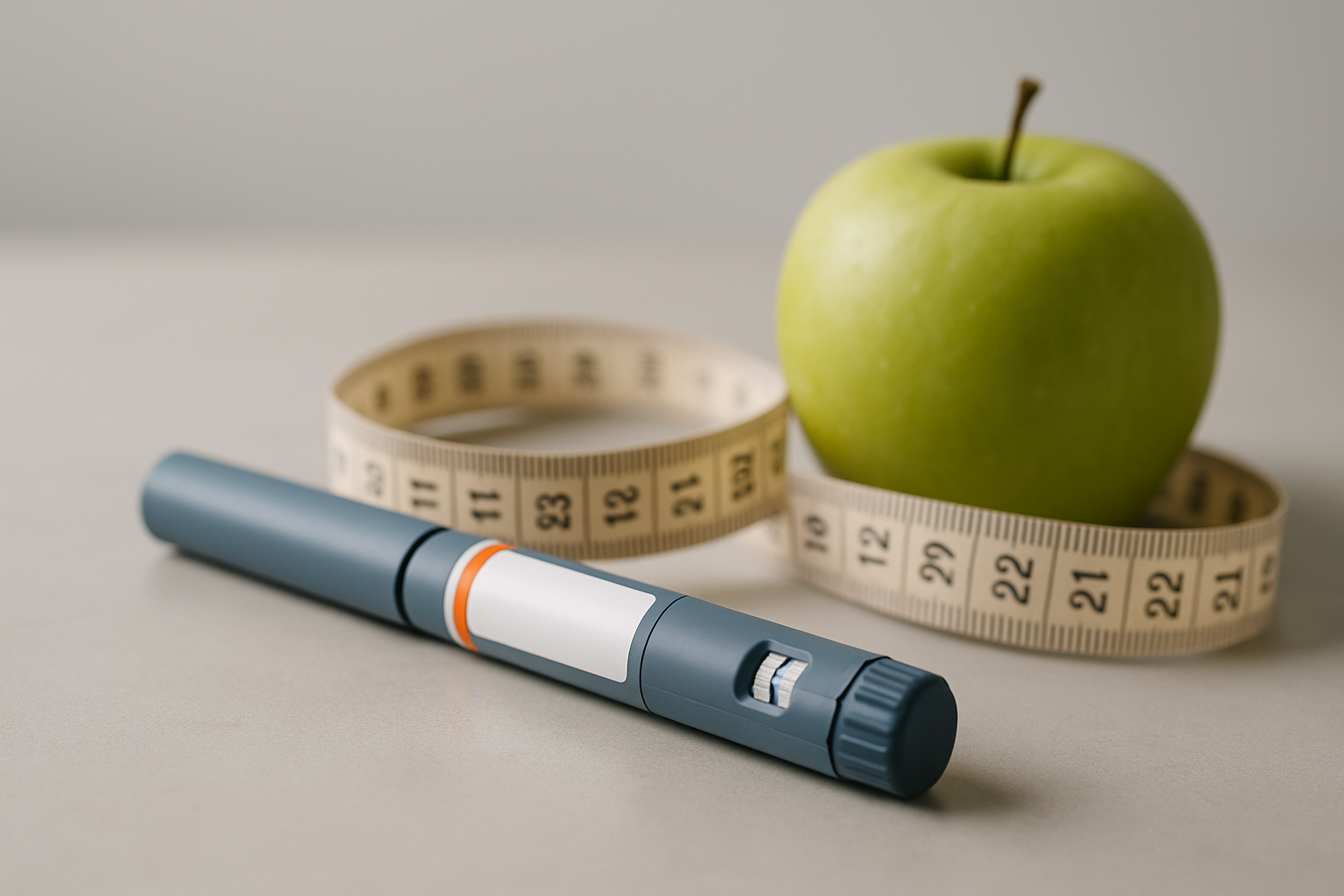 Semaglutid Spritze und Stift für Gewichtsreduktion